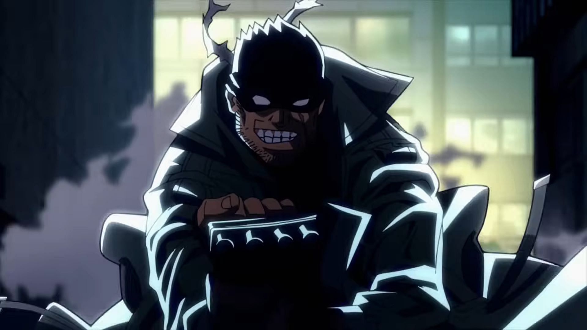 Knuckleduster as seen in My Hero Academia: Vigilantes episode 6 (Image via Bones Film)
